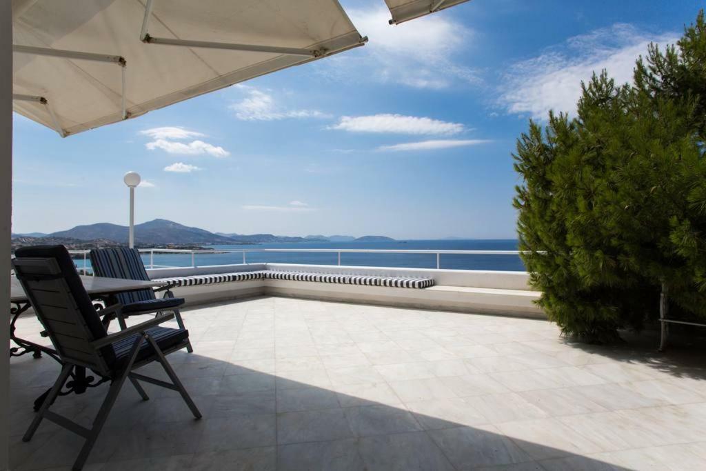 Beautiful, Private Villa By The Sea Agia Marina  外观 照片